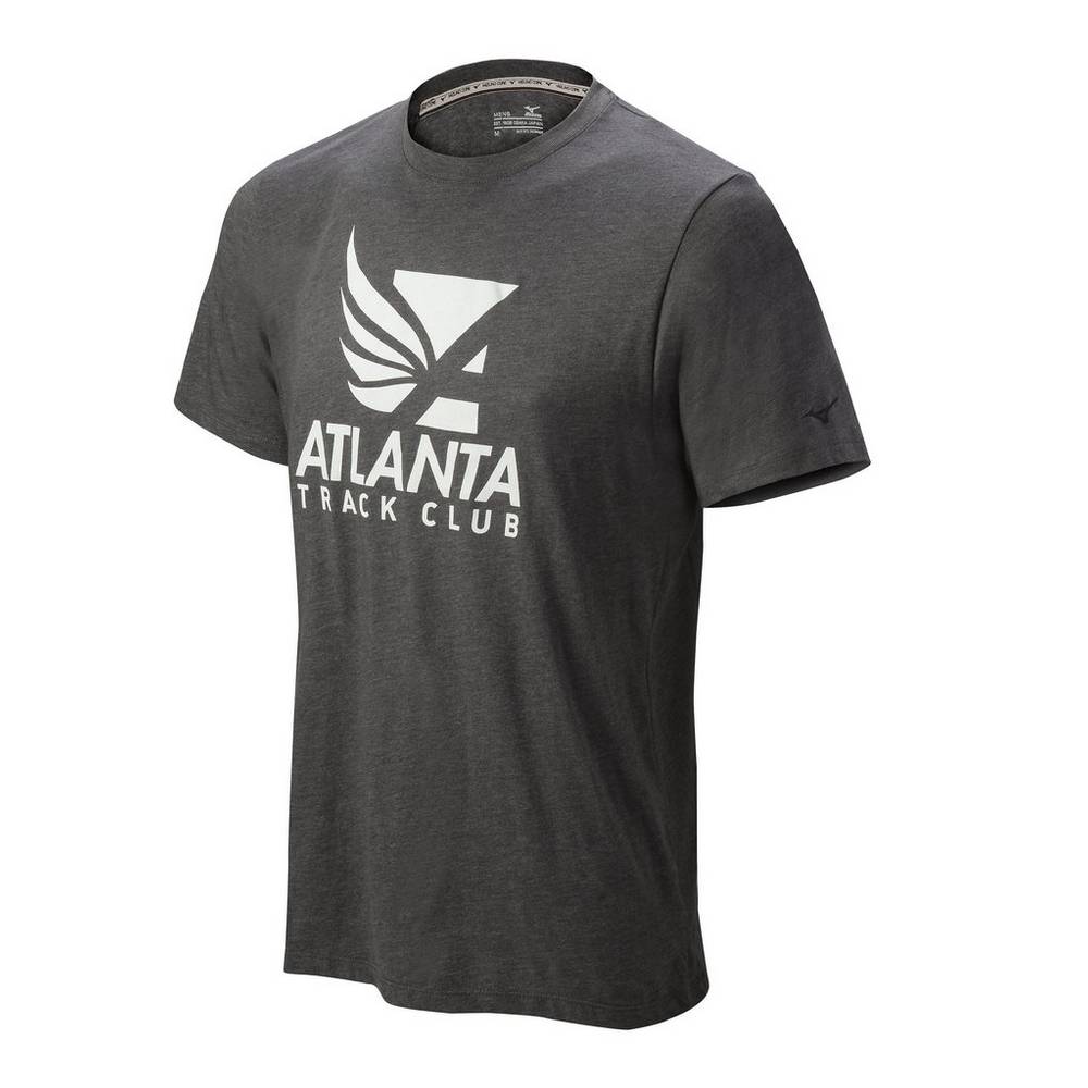 Camiseta Mizuno Atlanta Track Club 50/50 - Homem - Cinzentas - OWGIT4302